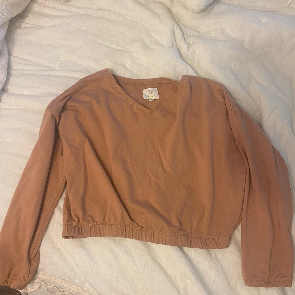 Aerie offline cropped sweatshirt